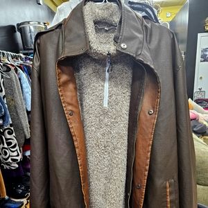 Men's leather jacket sz 5x